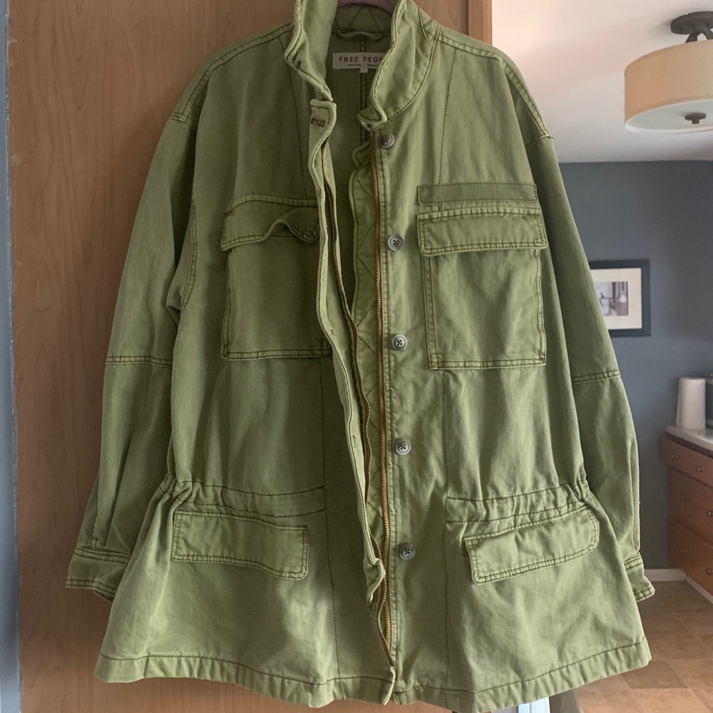 NWT Free People Utility Jacket Size~ Large